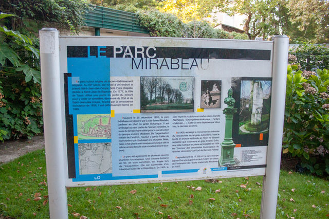 Szeptember reggeli részlet Tours városában