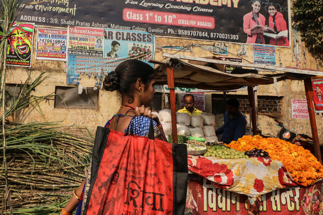 Daily life in Delhi, India