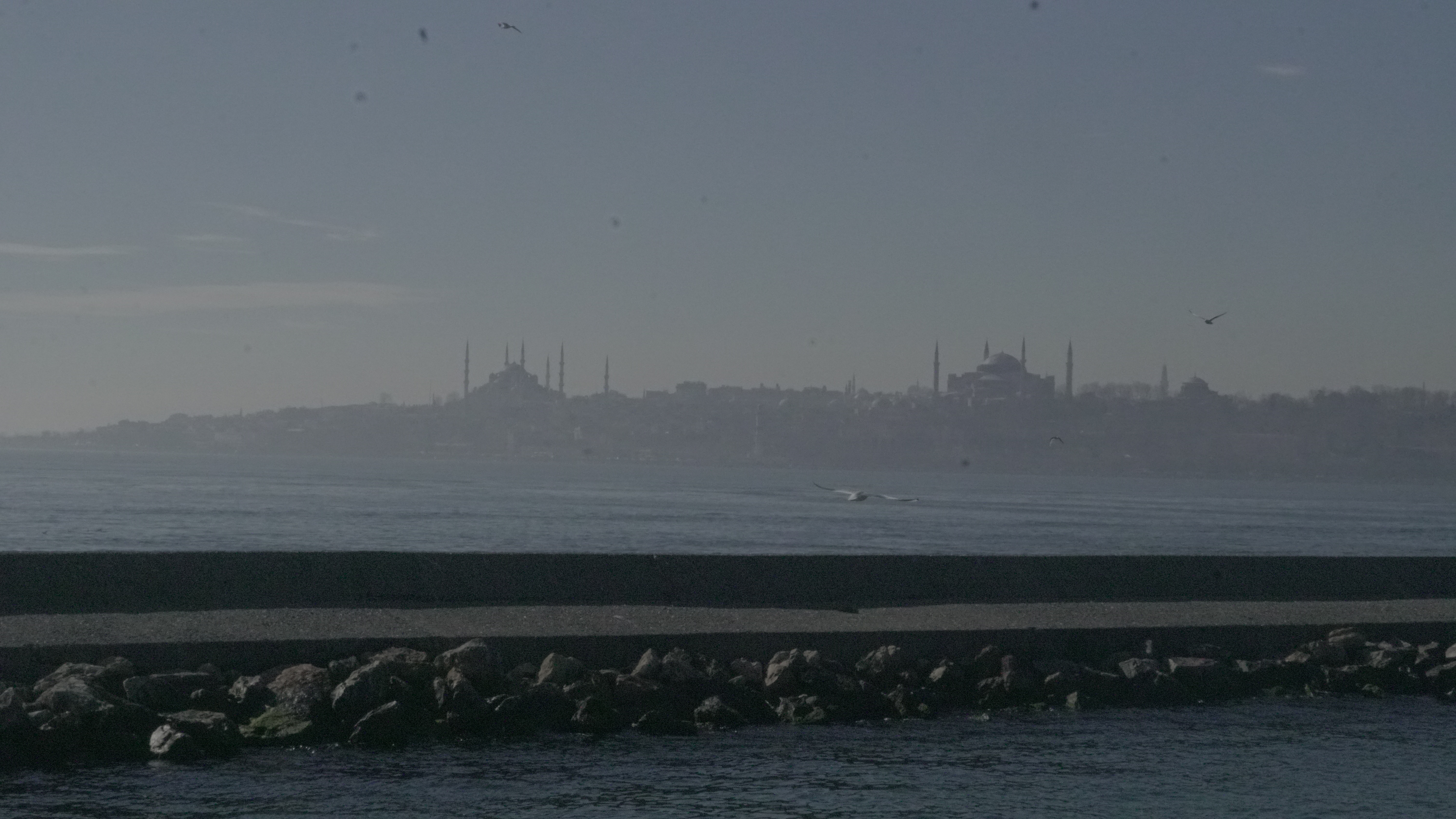 Istanbul skyline over the Bosphorus