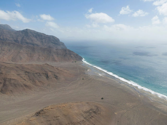 A quiet view of the beaches of São Vicente in Cape Verde