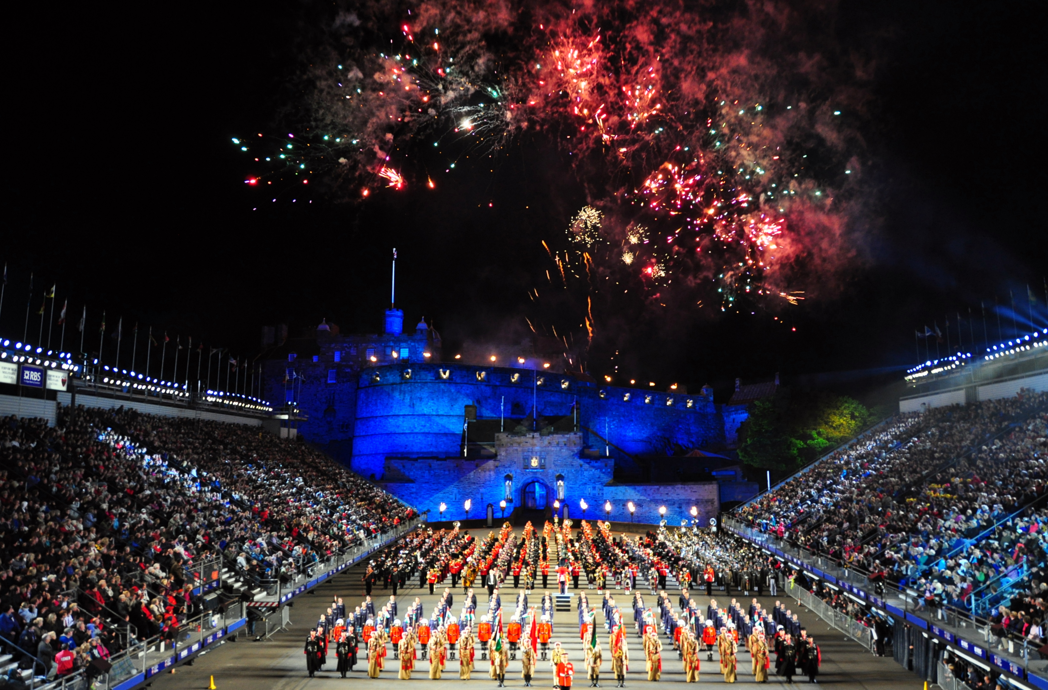 Royal Edinburgh Military Tattoo on the Castle Esplanade