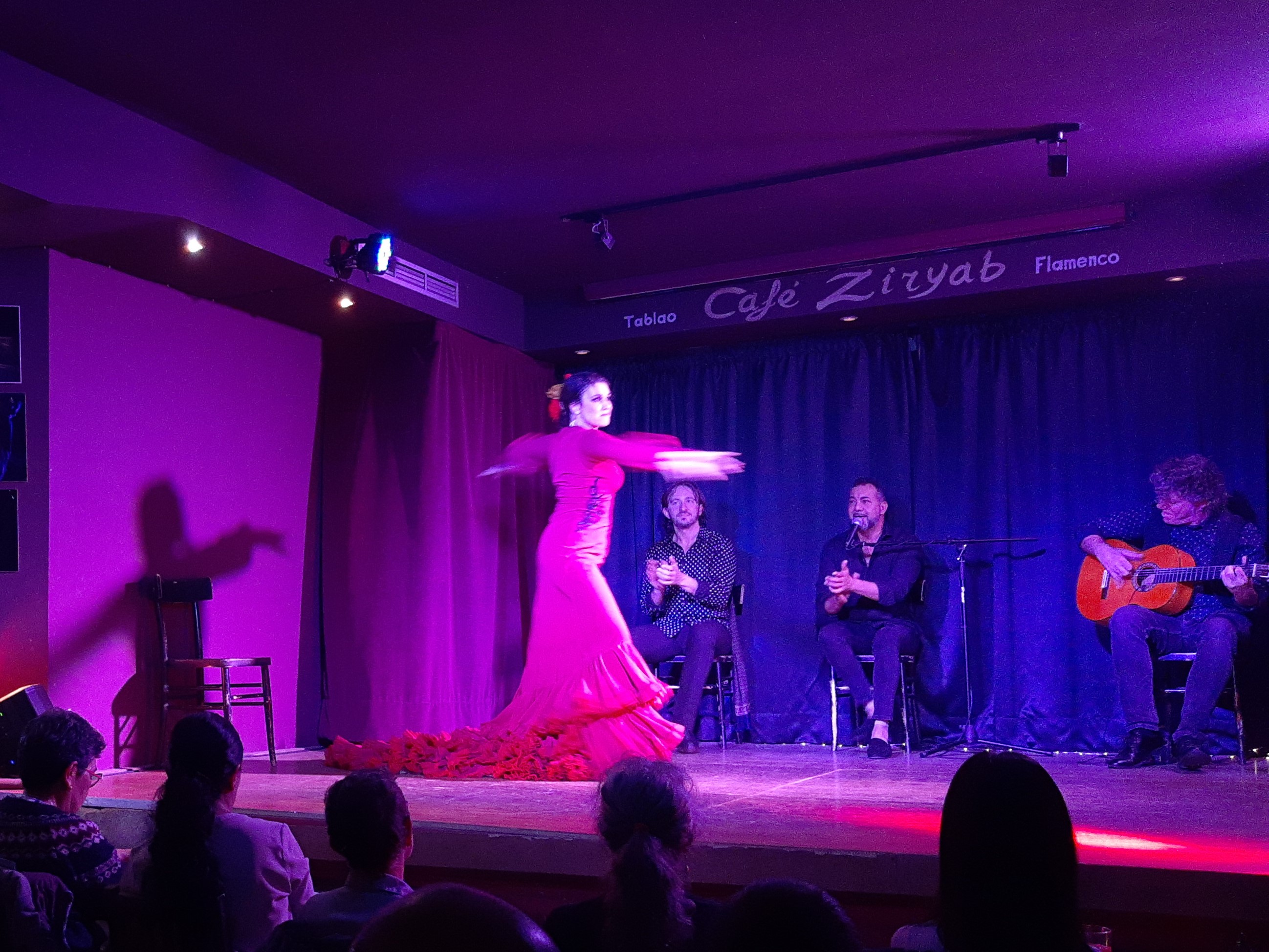 Flamenco performance at a Madrid tablao