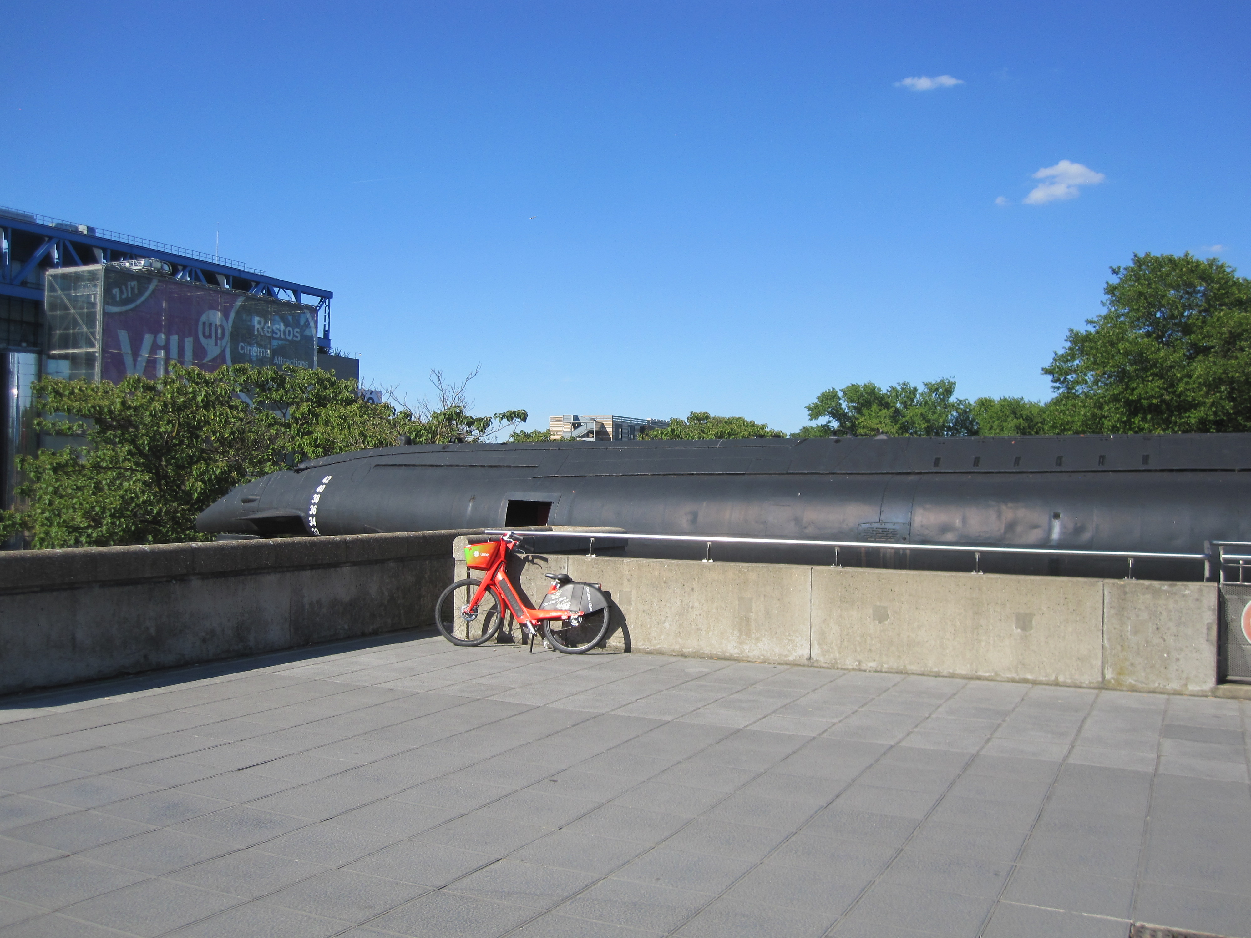 Argonaute submarine display, Parc de la Villette, Paris