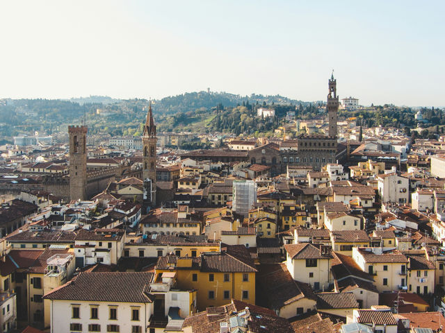 View of Florence from the Duomo cupola