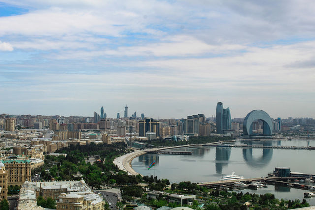 Baku Azerbaijan. City view