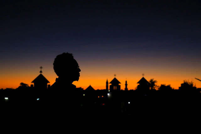 Director Abraham Wolde in Asmera, Eritrea