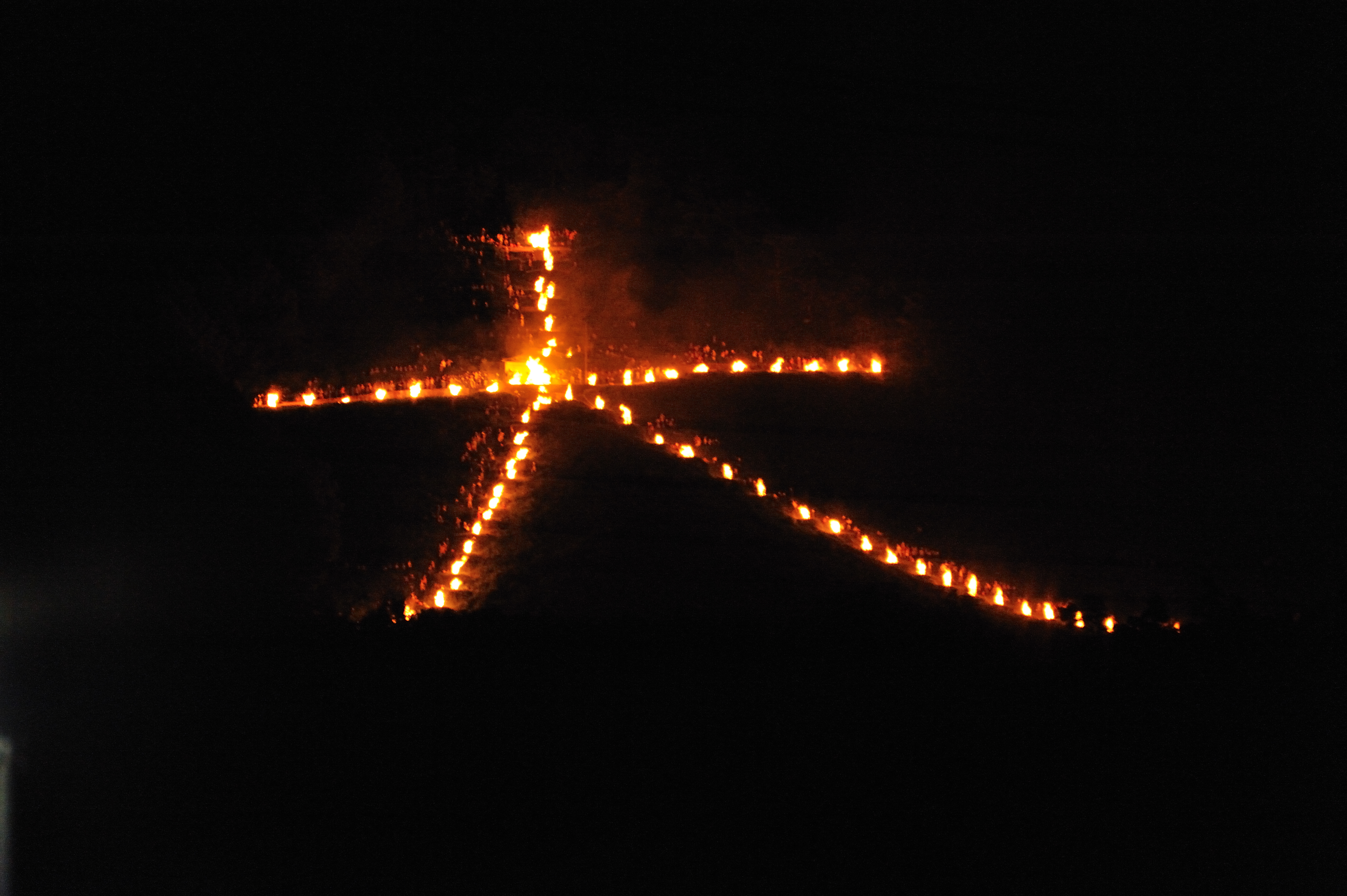 Gozan no Okuribi Daimonji bonfire, Kyoto