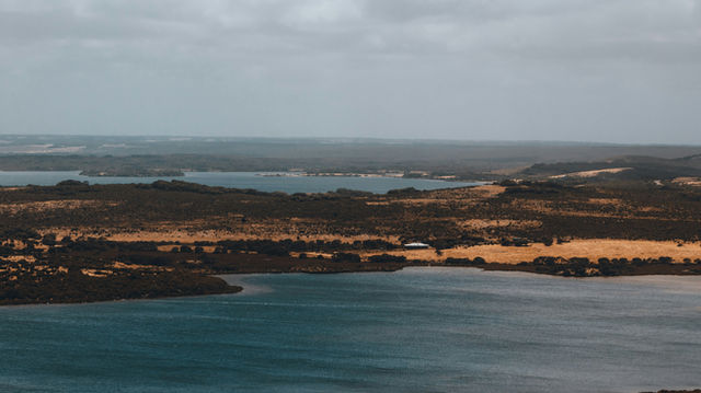 The landscapes on Kangaroo Island are truly unique - this photo showcases the island's rolling hills and sprawling farmlands 🌾