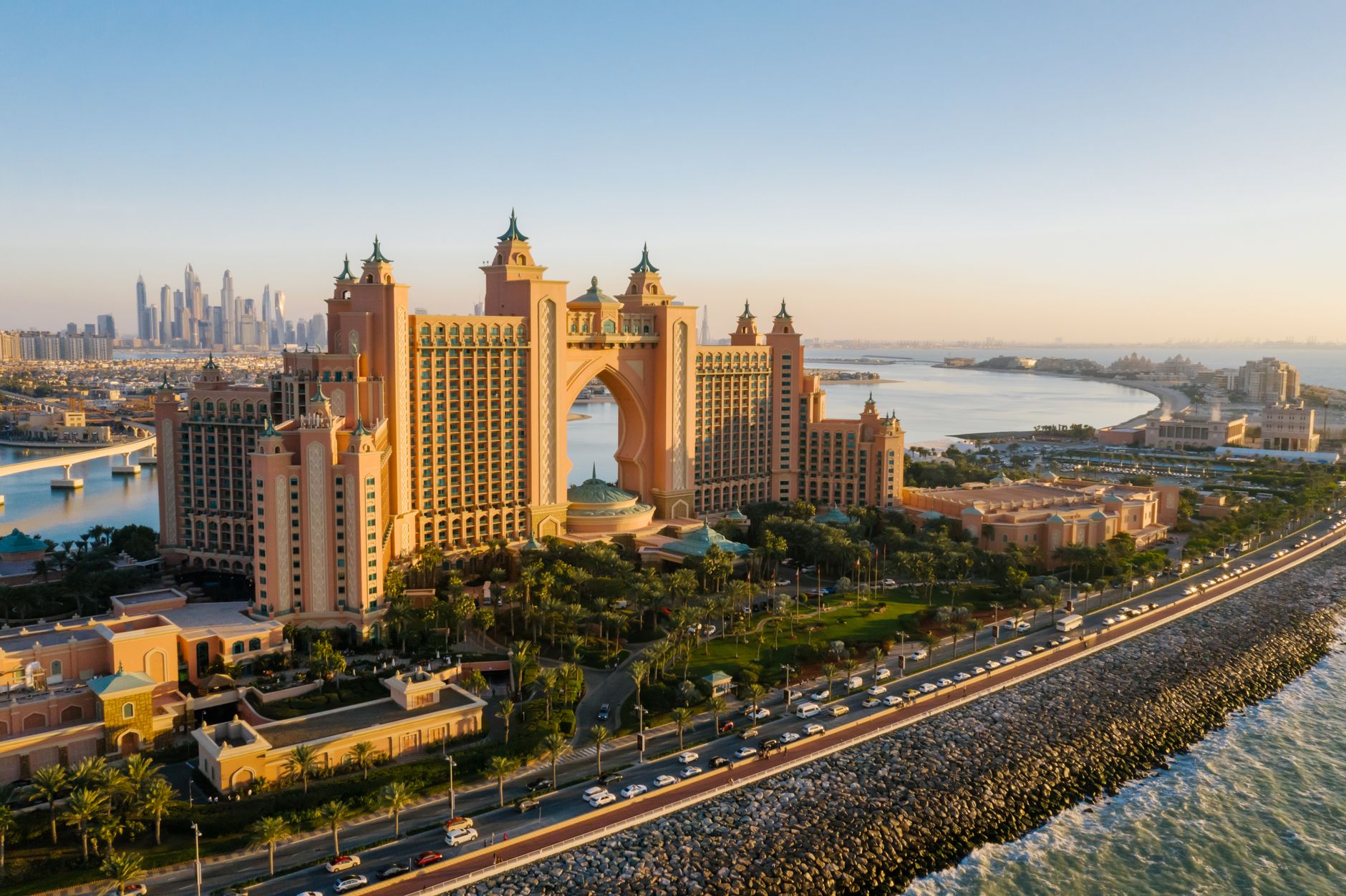 Palm Jumeirah & the Dubai coast