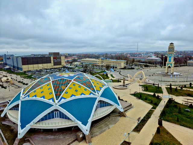 Nomad exhibition in Taraz, Kazakhstan - Kone Taraz