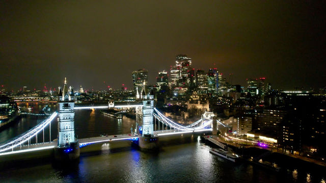 London Tower Bridge at night