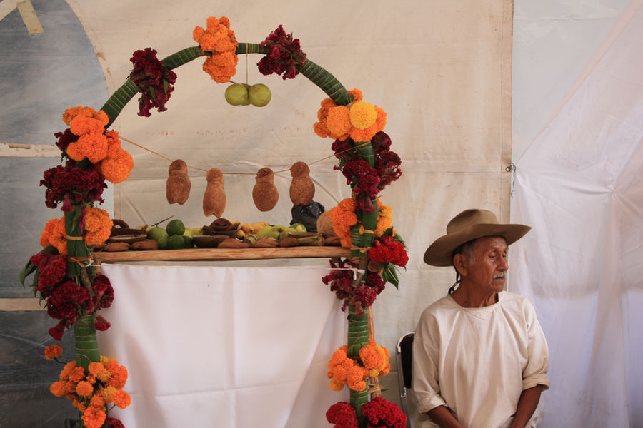 Day of the Dead altar (ofrenda) in Oaxaca