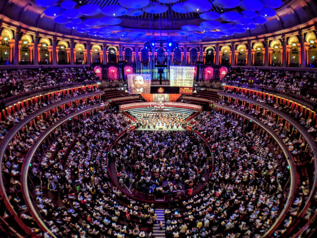 A BBC Proms concert in the Royal Albert Hall, London