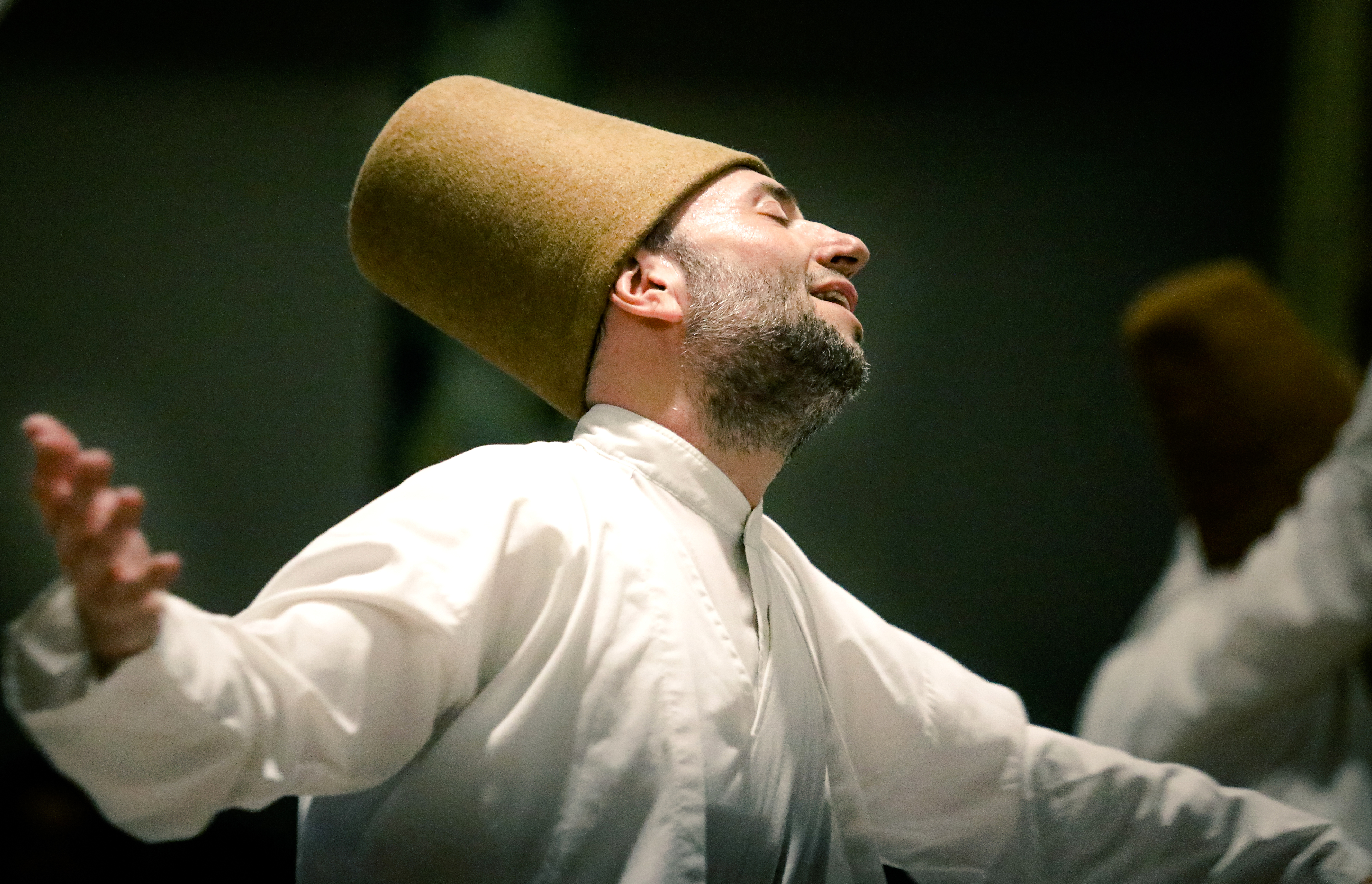 Whirling dervishes performing in Istanbul