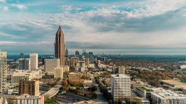 Downtown Atlanta from hotel