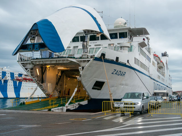 RoRo ferry Zadar in Split, Croatia
