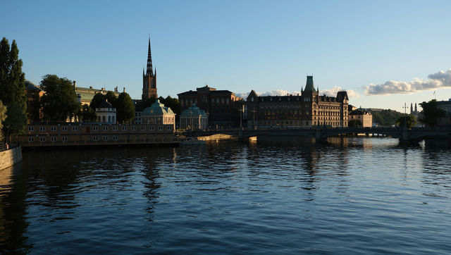 Stockholm, evening, panorama