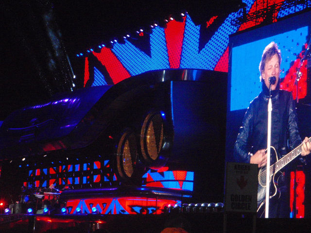 Bon Jovi performing live
