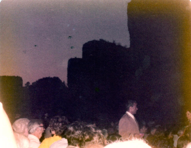 Opera stage among the ruins at the Baths of Caracalla, Rome