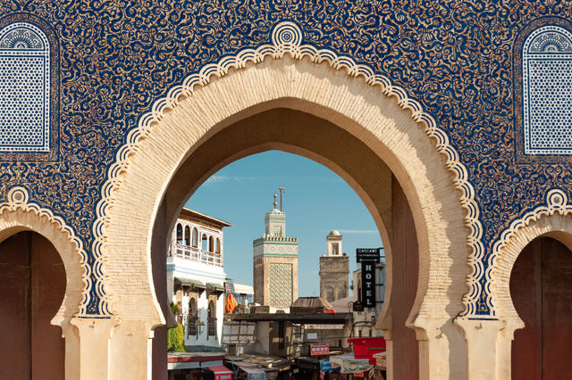 Bab Bou Jeloud gate, Fez, Morocco