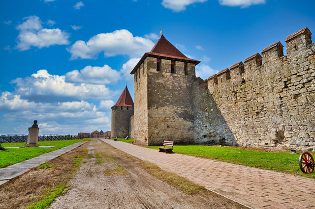 Bendery Fortress in Bendery, Transnistria. Built in 1408