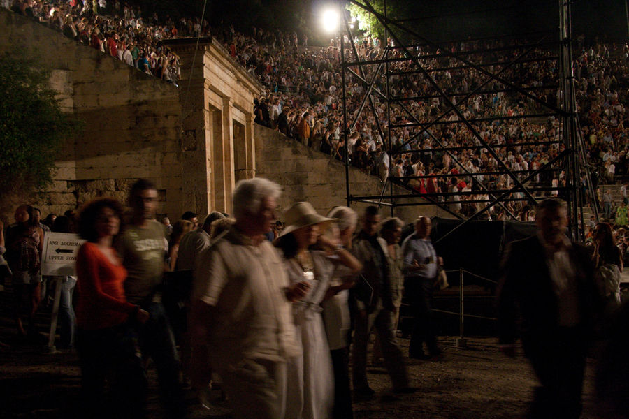 A performance in the ancient Theatre of Epidaurus