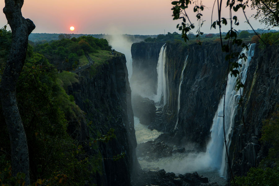 Victoria Falls Waterfall.