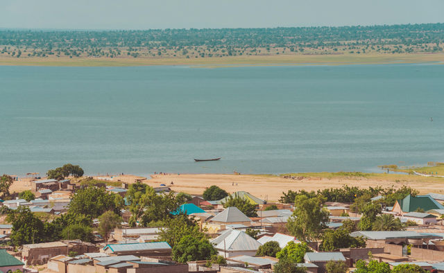 A view of Lagdo, a little town in the North region in Cameroon.