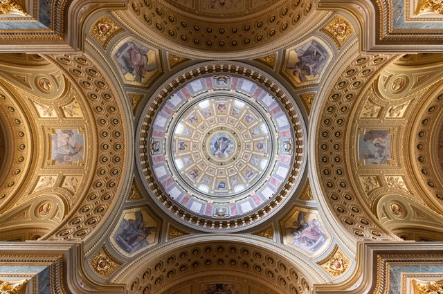 Interior of St. Stephen's Basilica, Budapest