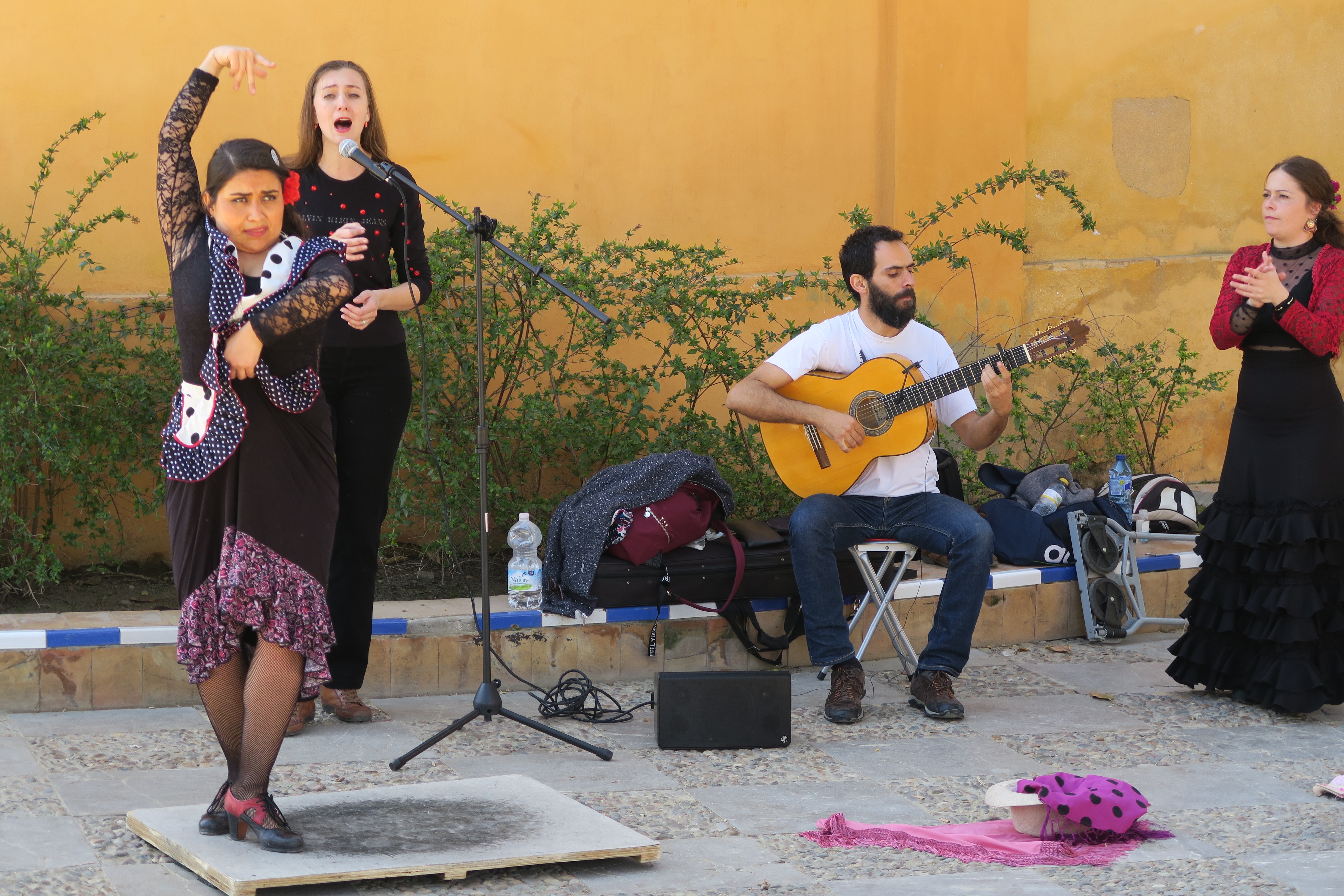 Flamenco dancers and musicians, Seville