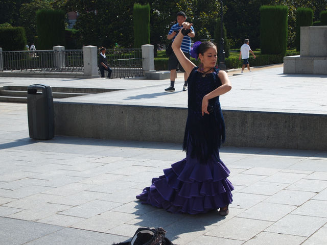 Flamenco dancer in Madrid