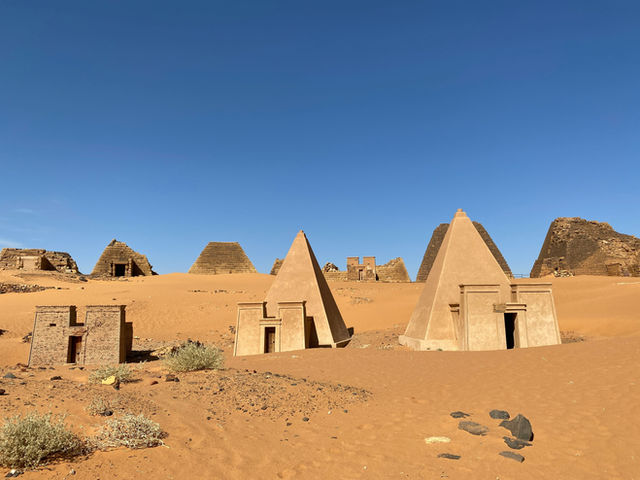 These pyramids are found in central Sudan and were fascinating to discover.