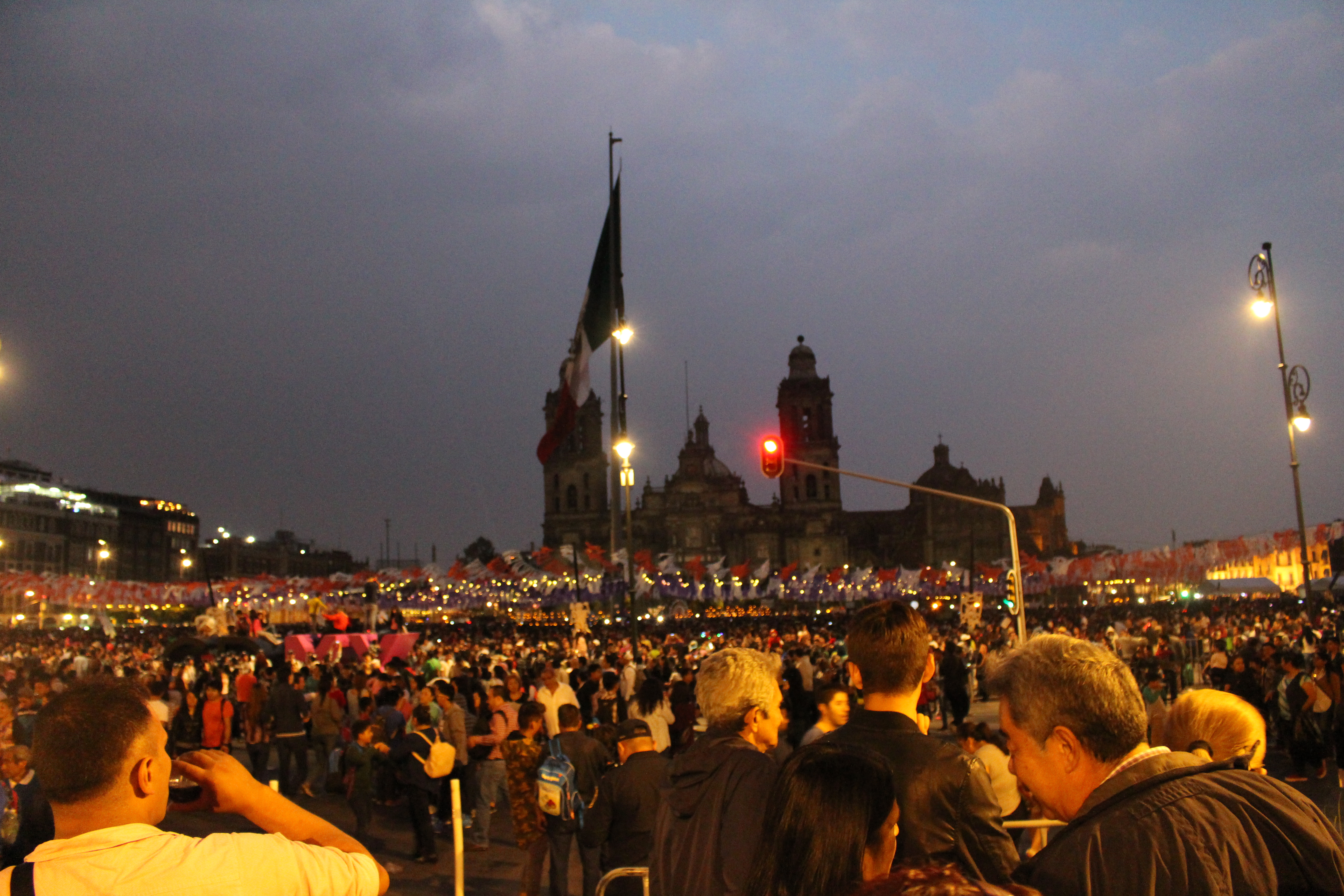 Night of the Dead in the Oaxaca zocalo