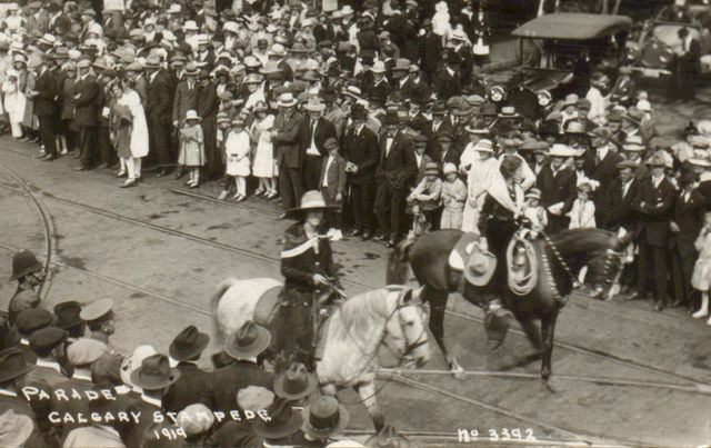 Historic Calgary Stampede parade, 1919