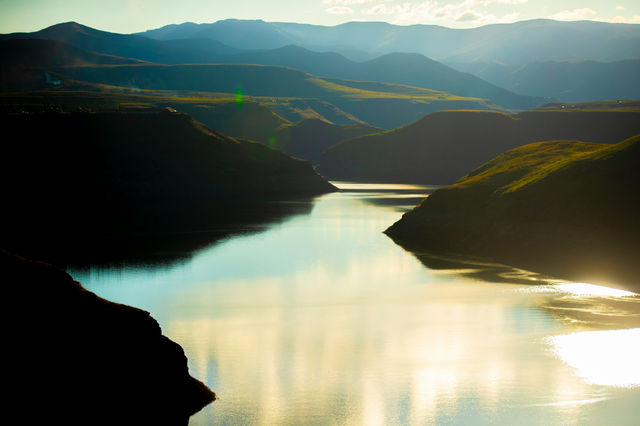 Reflection and Mountain view