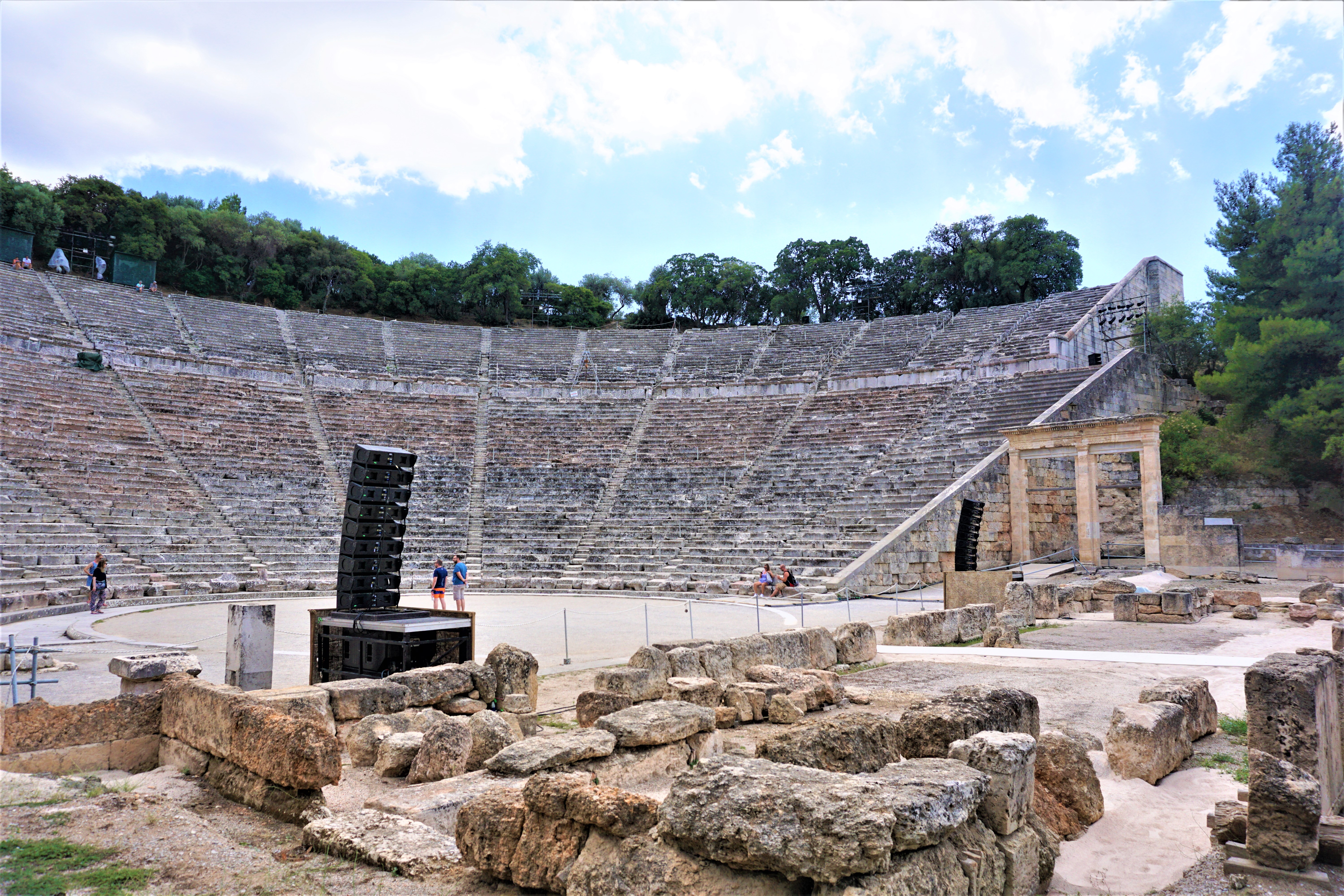 The ancient Theatre of Epidaurus