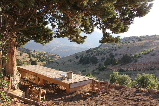 We were on our way to ElHermel in Lebanon . That was an wounderful seen . The photo makes me feel relaxed in that great city