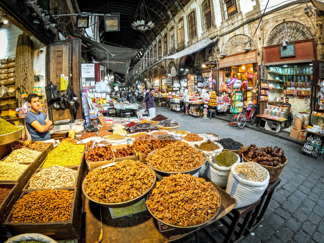 Here meet the ancient khan and trade
And history with the scent of spices and laurel soap