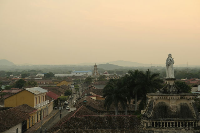 Sunset over Granada, Nicaragua. May 2023.