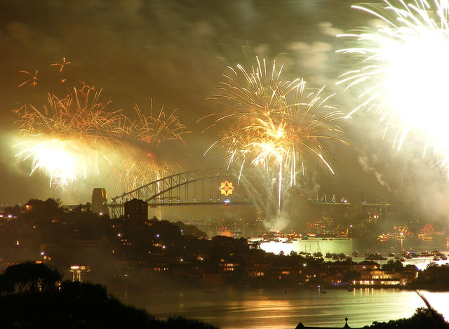 Sydney Harbour New Year fireworks
