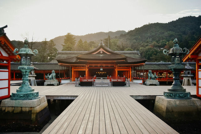 Itsukushima Shrine, in Miyajima Island.
Hiroshima, Japan