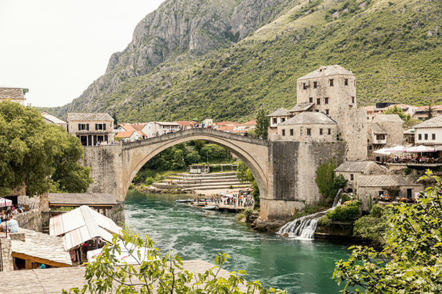 Stari Most, the Old Bridge of Mostar, Bosnia & Herzegovina