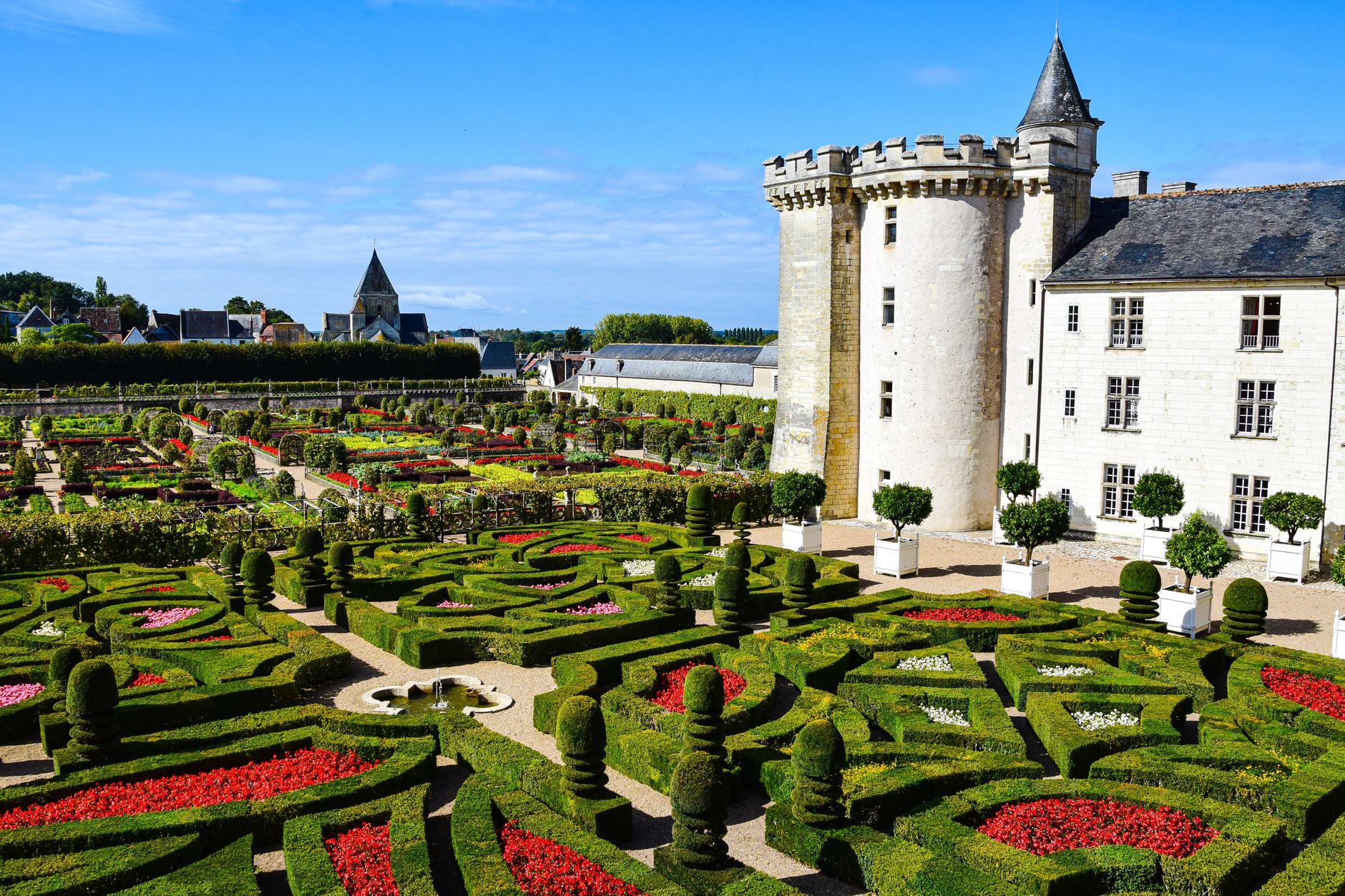 Château de Villandry & its geometric gardens, Loire Valley