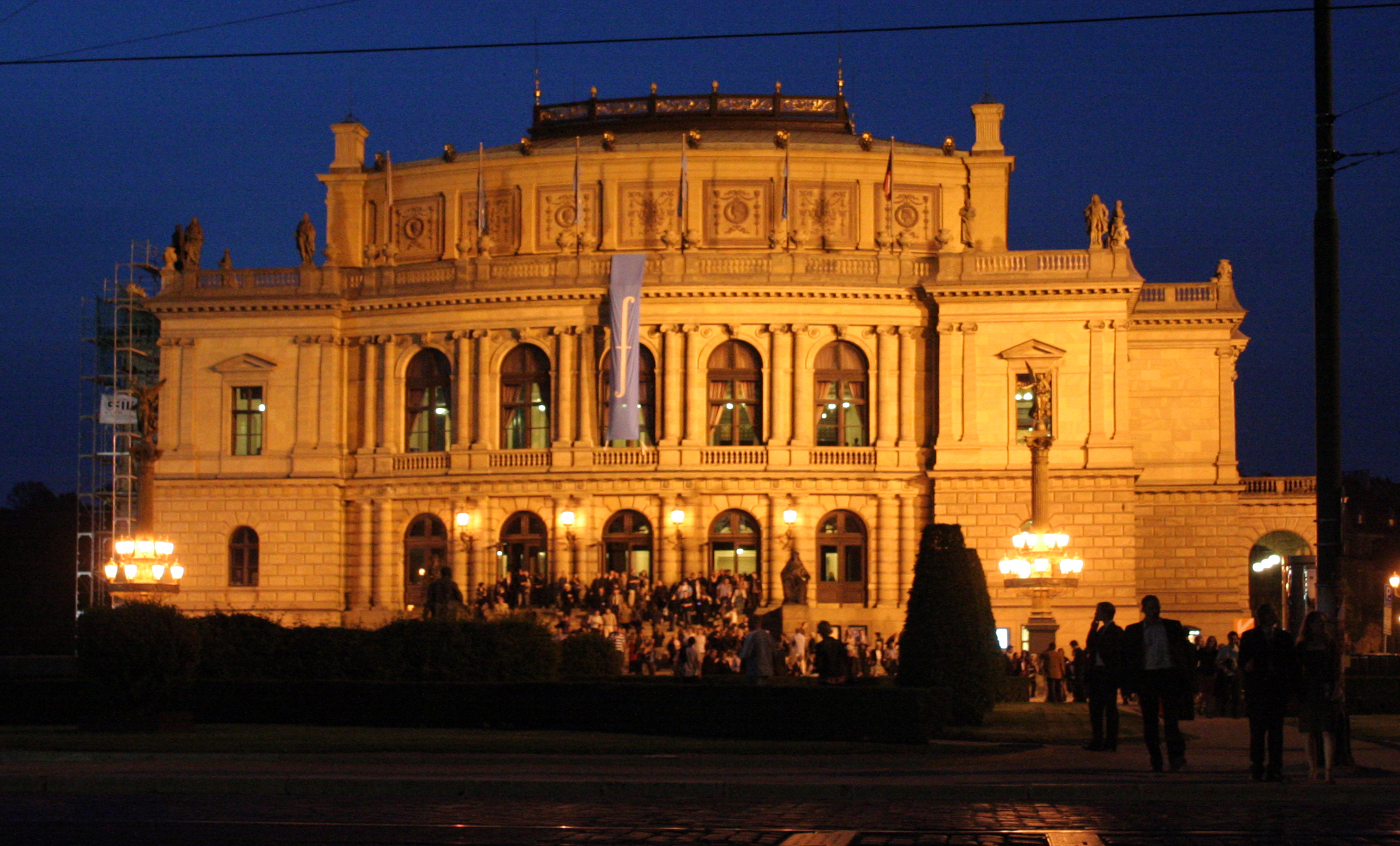 Rudolfinum concert hall interior, Prague