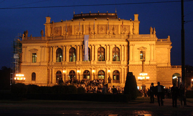 Rudolfinum concert hall interior, Prague