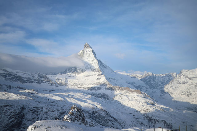 The matterhorn in Switzerland, view from Gornergrat