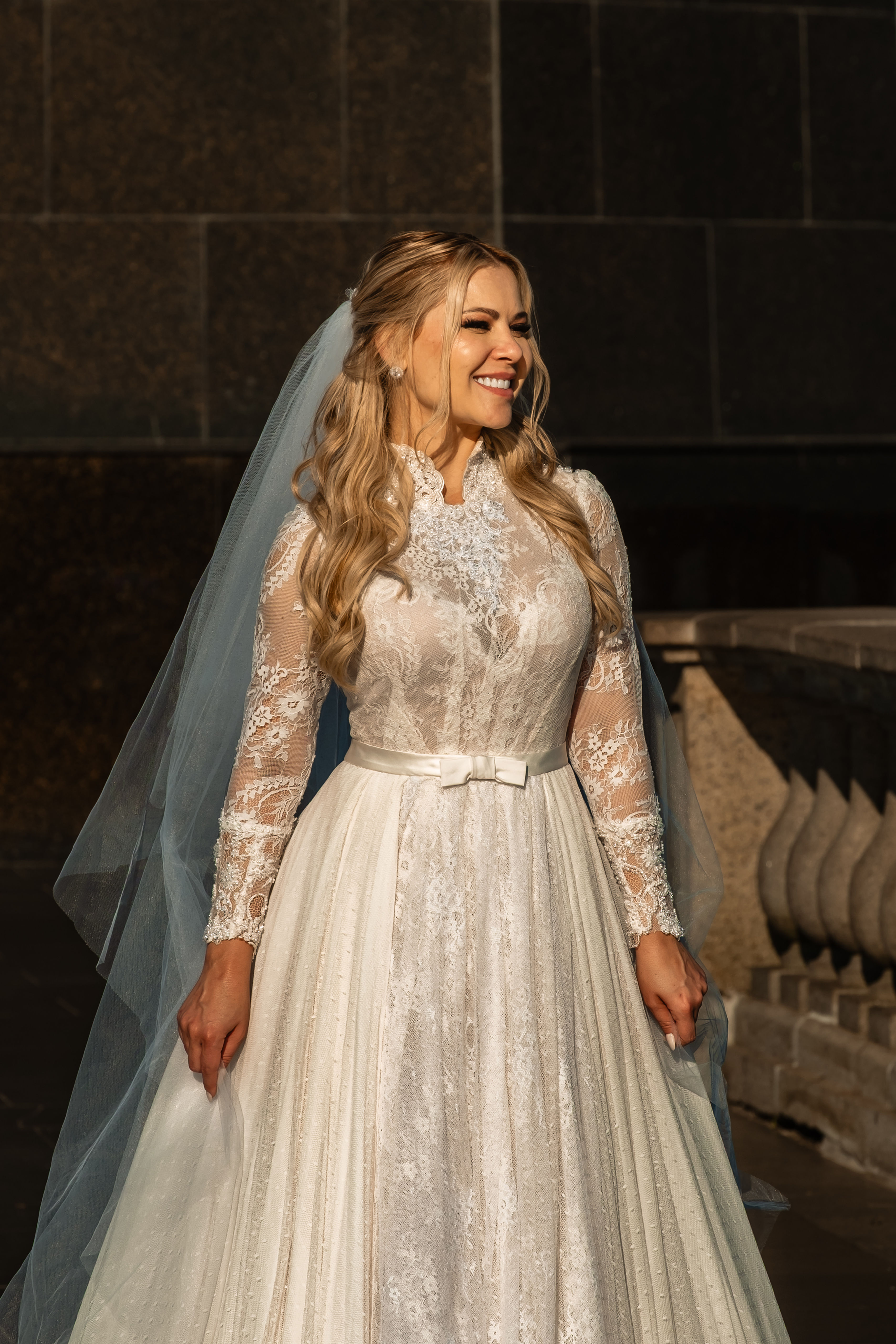 Vestido princesa em renda delicada Samuel Cirnansck