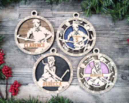 Sports and Recreation Ornaments - Personalized Stadium Series #2