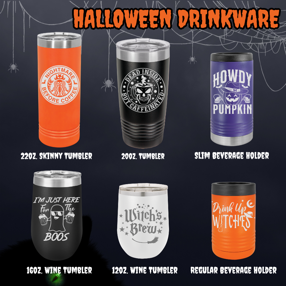 Halloween-Themed Insulated Drinkware
