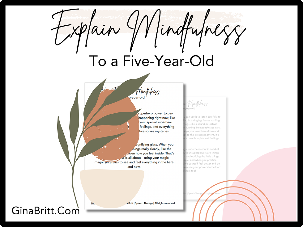 speech therapy resources